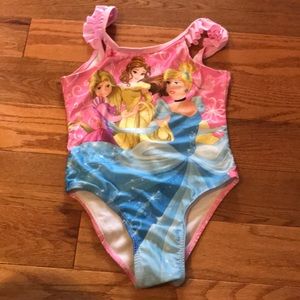 Disney girls princess bathing suit